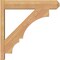 Ekena Millwork Balboa Smooth Craftsman Outlooker, Western Red Cedar, 5 1/2"W x 24"D x 24"H OUT06X24X24BOA04SWR - alternate 3